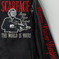 Scarface The World Varsity Jacket PU - Black